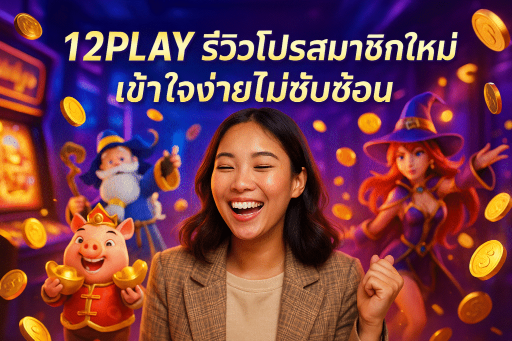 12PLAY รีวิวโปรสมาชิกใหม่ เข้าใจง่ายไม่ซับซ้อน